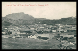 SÃO VICENTE - General View Of Town From West, St. Vincent ( Ed. Nicol & Percy))   Carte Postale - Capo Verde