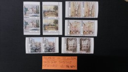 Monaco Timbres De Carnets N° 1669/70 1708/09 1832/33  Neuf ** Gomme D'Origine En Paire  TTB - Postzegelboekjes