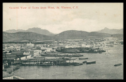 SÃO VICENTE - General View Of Town From West ( Ed. Nicol & Percy)    Carte Postale - Kaapverdische Eilanden