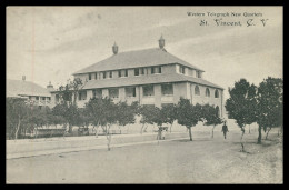 SÃO VICENTE - Western Telegraph New Quarters (Ed. Bon Marché ) Carte Postale - Capo Verde