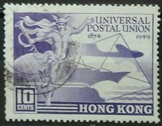 HONG KONG 1949 The 75th Anniversary Of The Universal Postal Union (U.P.U.). USADO - USED. - Oblitérés