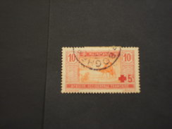 MAURITANIE - 1915/8 CROCE ROSSA +15su10  - TIMBRATO/USED - Usados