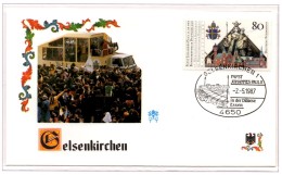 Besuch Papst Paul II. 1987 Deutschland 1320 Brief 8€ Diozöse Essen Madonna Kevelear Wappen Vatikan Church Cover BRD/BUND - Sonstige & Ohne Zuordnung