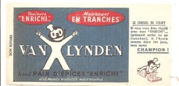 Buvard VAN LYNDEN Le Seul PAIN D'EPICES ENRICHI - Pain D'épices