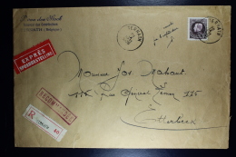 Belgium: Express And Registered Cover TERNATH To Otterbeek   OPB  218  1935 - Briefe U. Dokumente