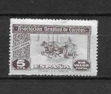 LOTE 1892 A    ///   ESPAÑA ASOCIACION BENEFICA DE CORREOS  NUEVOS ** MNH     //  ¡¡¡¡¡¡¡¡  LIQUIDATION !!!!!!!! - Bienfaisance