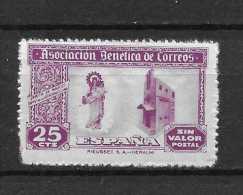 LOTE 1892 A    ///   ESPAÑA ASOCIACION BENEFICA DE CORREOS  NUEVOS ** MNH     //  ¡¡¡¡¡¡¡¡  LIQUIDATION !!!!!!!! - Liefdadigheid