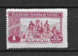 LOTE 1892 A    ///   ESPAÑA ASOCIACION BENEFICA DE CORREOS  NUEVOS ** MNH     //  ¡¡¡¡¡¡¡¡  LIQUIDATION !!!!!!!! - Charity