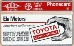 Papua New Guinea - PNG-20, Toyota Ph 57 9367, CN:211B, 10.000ex, 7/92, Mint As Scan - Papoea-Nieuw-Guinea