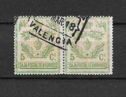 LOTE 1891B    ///   ESPAÑA  ESPAÑA 1918 CAJA POSTAL DE AHORROS 5 CTMOS    //  ¡¡¡¡¡¡¡¡  LIQUIDATION !!!!!!!! - Revenue Stamps