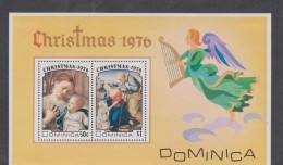 Dominique BF N° 39 X Noël : Tableaux ,  Le Bloc, Sans Charnière, TB - Dominica (...-1978)