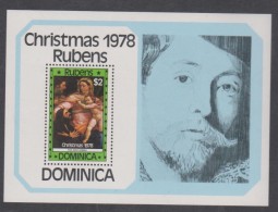 Dominique BF N° 50 XX Noël, Le Bloc Sans Charnière,  TB - Dominique (...-1978)