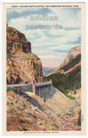 USA - YELLOWSTONE NATIONAL PARK - GOLDEN GATE CANYON - C1920-1930s Unused Vintage Postcard [6171] - USA National Parks