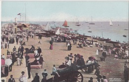 POSTCARD PORTSMOUTH. SOUTHSEA THE BEACH, 1900s. Animation. H&S Series. - Portsmouth