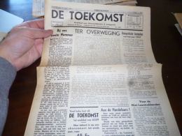 CB6 RARE Journal Krant De Toekomst Proefnummer N°1 1ste Jaar - 19/06/1948 Bokskampioen Cyrille Delaunoit - Autres & Non Classés
