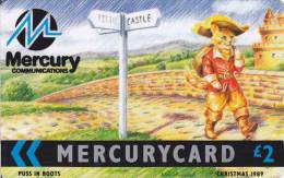 Mercury, MER029, Puss In Boots, 2 Scans  CN : 12MERD - [ 4] Mercury Communications & Paytelco