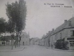 CPA 51 Marne Au Pays De Champagne Vertus Boulevard - Vertus