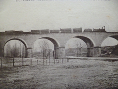 CPA 21 Côte D'Or Sainte Colombe Sur Seine Viaduc Du Chemin De Fer PLM Train - Otros & Sin Clasificación