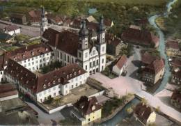 CPSM - EBERSMUNSTER (67) - Vue Aérienne Sur Le Quartier De L´Abbatiale Et Du Couvent Dans Les Années 60 - Ebersmunster