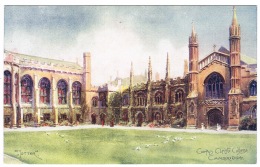 RB 1126 -  Early " Jotter " Postcard Corpus Christi Cambridge University - Cambridge