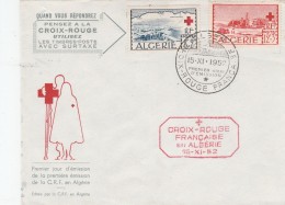 PREMIER JOUR CROIX ROUGE FRANCAISE 15/11/1952         TDA155 - FDC