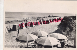 85 - LA TRANCHE SUR MER - PLAGE   1952  CARTE PHOTO - La Tranche Sur Mer