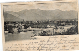 Rosenheim Rousnam  Viaggiata 1901 - Rosenheim