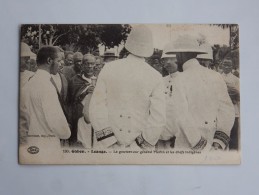 Carte Postale Ancienne : GABON : LOANGO : Le Gouverneur Général Merlin Et Les Chefs Indigènes, En 1916 - Gabon