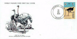 Niger - Mi-Nr 634 FDC (N1016) - Straussen- Und Laufvögel