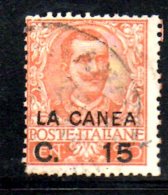 T1053 - LA CANEA 1905 , Sassone N. 7  Used - La Canea