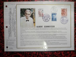 Feuillet CEF Spécial Grand Luxe N°19 - Albert Schweitzer