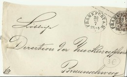 PREUSSEN CV ONLY FRONT GS1867 MANGEL - Postal  Stationery
