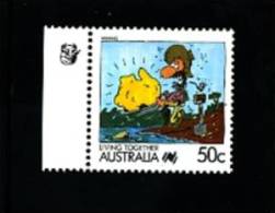 AUSTRALIA - LIVING TOGETHER 50 C. MINING  REPRINT 1 KOALA  MINT NH - Ensayos & Reimpresiones