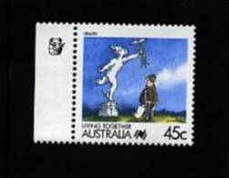 AUSTRALIA - LIVING TOGETHER 45 C. HEALTH  REPRINT 1 KOALA  MINT NH - Proofs & Reprints