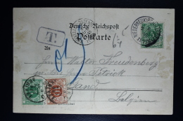 Belgium German Postcard Valtenberge To Gent, 1898 OPBTX 3 + 4 - Briefe U. Dokumente