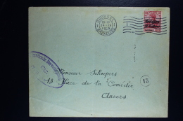 Delcampe - Reich Occupation Belgium Cover Brussels To Antwerp 1915 Mi Nr 3 - OC1/25 General Government