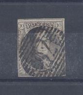 N°6A (ntz) GESTEMPELD P76 Louvain COB € 9,00 + COBA € 1,00 - Postmarks - Lines: Perceptions