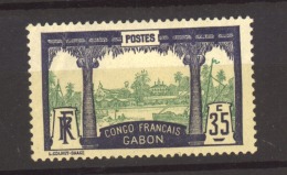 Gabon  :  Yv  41  * - Ungebraucht