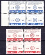 ISLANDE 1966 YT N° 361 Et 362 ** - Neufs