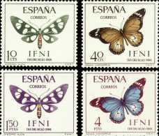 Ifni 221/24 ** Mariposas 1966 - Ifni