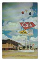 Hastings Nebraska, Lamp Post Restaurant, Auto, C1950s/60s Vintage Postcard - Hastings