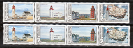 Saint Pierre Et Miquelon  563 566 Phares Variété Bleu Et Bleu Gris  Neuf ** MNH Sin Charmela - Geschnittene, Druckproben Und Abarten