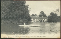 Environs De Chateauneuf - Château De Dampierre Sur Blévy  - Carte Taxée - Quelques Taches - Châteauneuf