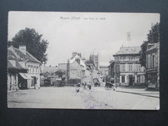 AK Feldpost 1. WK Frankreich 1915 Noyon (Oise) Der Platz St. Jakob. Frankreich Feldzug - Noyon