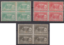 Brazil Brasil Mi# 294-96 ** MNH Block Of 4 Kaffee Coffee 1928 - Ongebruikt