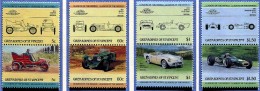 GENADINES ST VINCENT Automobiles, Voitures, Cars, Coches, Yvert N° 400/07 **  MNH. 8 Valeurs - Autos