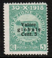 FIUME   Scott # 73** F-VF MINT NH - Fiume & Kupa