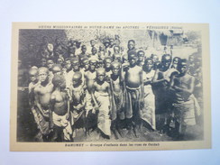 DAHOMEY  :  Groupe D'enfants Dans Les Rues De OUIDAH   - Benin