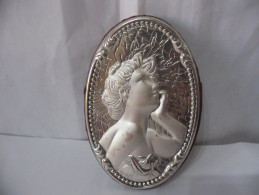 QUADRETTO CAMEO DONNA ARGENTO TITOLO 0,850. - Altri & Non Classificati