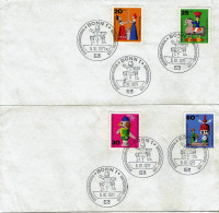 Germany - Mi-Nr 705/708 FDC (N1041)- - 1971-1980